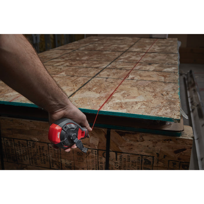 Milwaukee 4932498391 Bold Line Chalk Reel & Red Chalk Refill