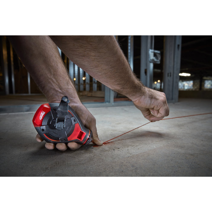 Milwaukee 4932498391 Bold Line Chalk Reel & Red Chalk Refill