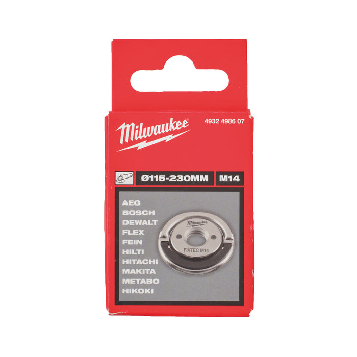 Milwaukee 4932498607 M14 Universal Angle Grinder Fixtec Nut Gen II - westbasedirect.com