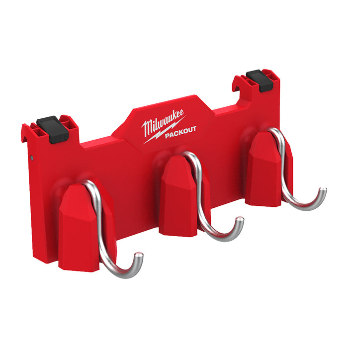 Milwaukee 4932498650 PACKOUT Side Mount 3-Hook Rail
