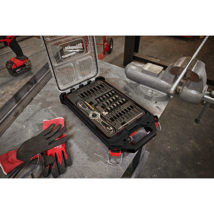 Milwaukee 4932498721 38 Piece PACKOUT Tap and Die Set
