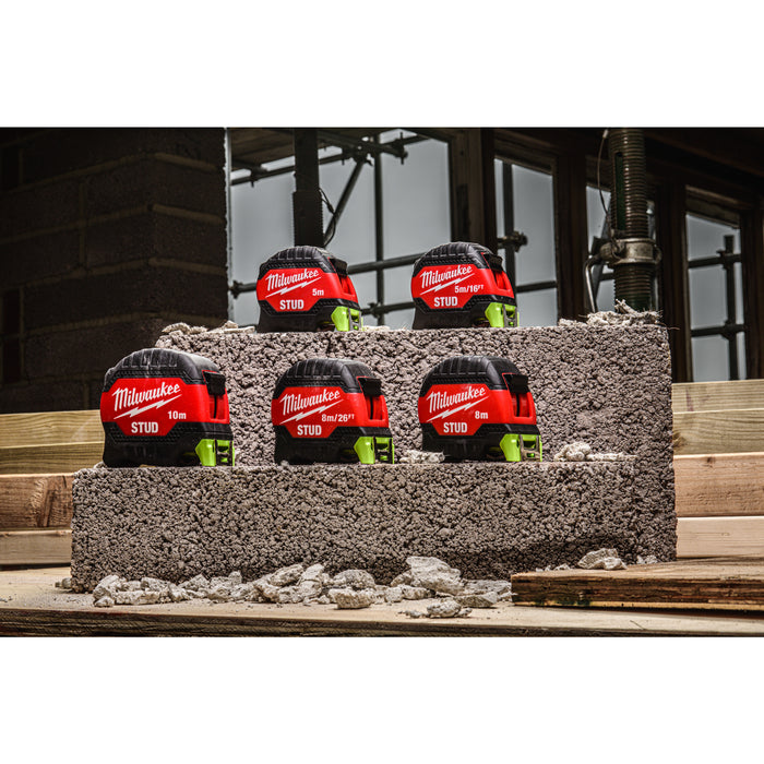 Milwaukee 4932498763 Stud (Gen 3) Tape Measure - 5m-33 - westbasedirect.com