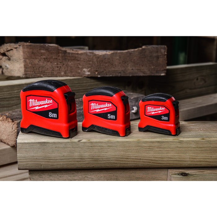 Milwaukee 4932498783 SLIM (Gen 2) Tape Measure - 5m - westbasedirect.com