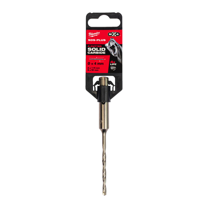 Milwaukee 4932500058 SDS-Plus MX4 Drill Bit 4x115mm - westbasedirect.com