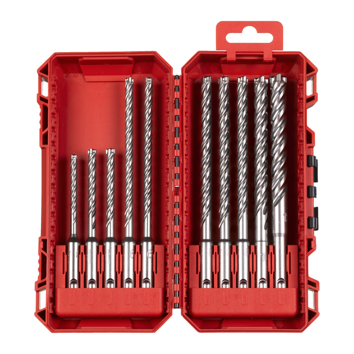 Milwaukee 4932500062 SDS-Plus MX4 Drill Bit Set - 10 Piece - westbasedirect.com