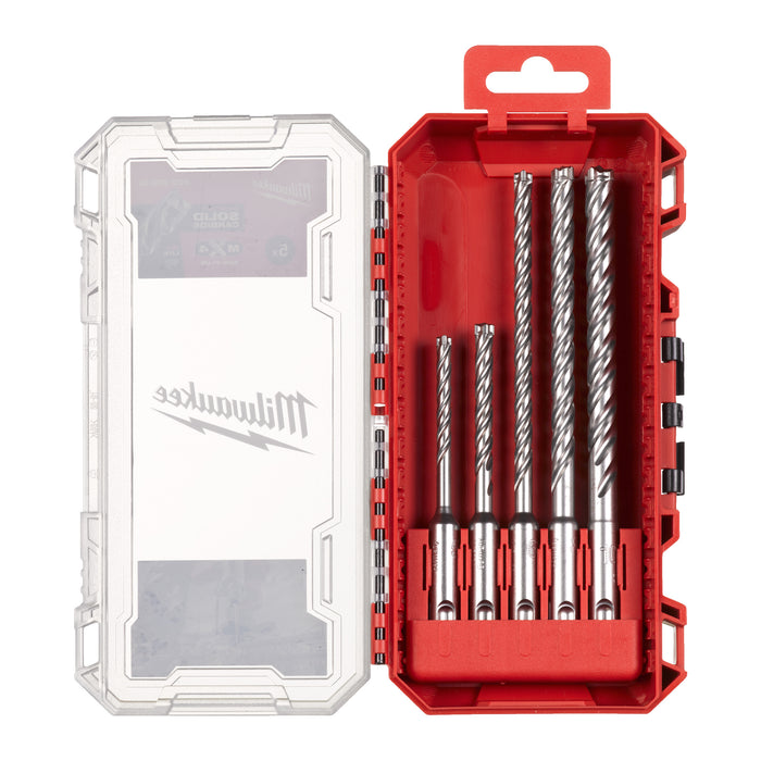 Milwaukee 4932500063 SDS-Plus MX4 Drill Bit Set - 5 Piece - westbasedirect.com