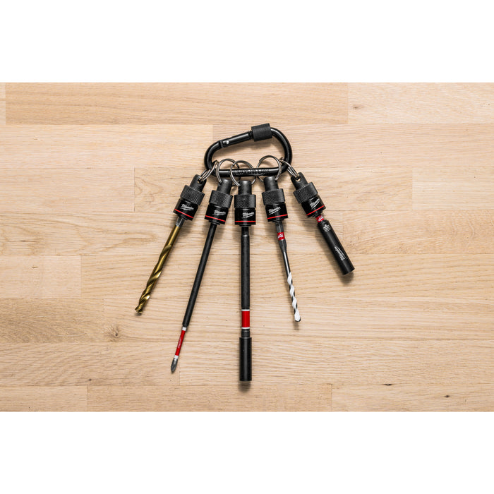 Milwaukee 4932502117 5 Piece SHOCKWAVE Impact Duty Carabiner Set