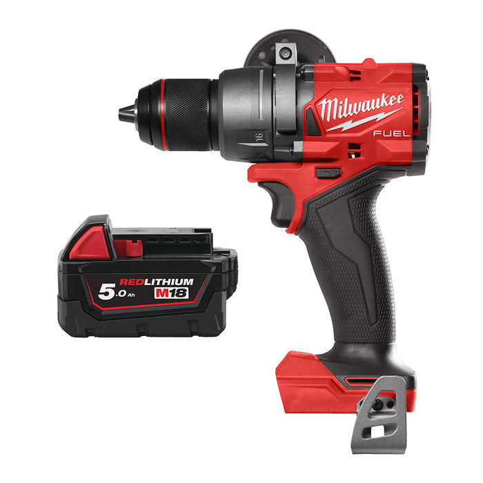 Milwaukee M18FPD3-0+M18B5 Kit - 18V FUEL Brushless Percussion Dril + M18B5 5.0Ah Li-ion Battery