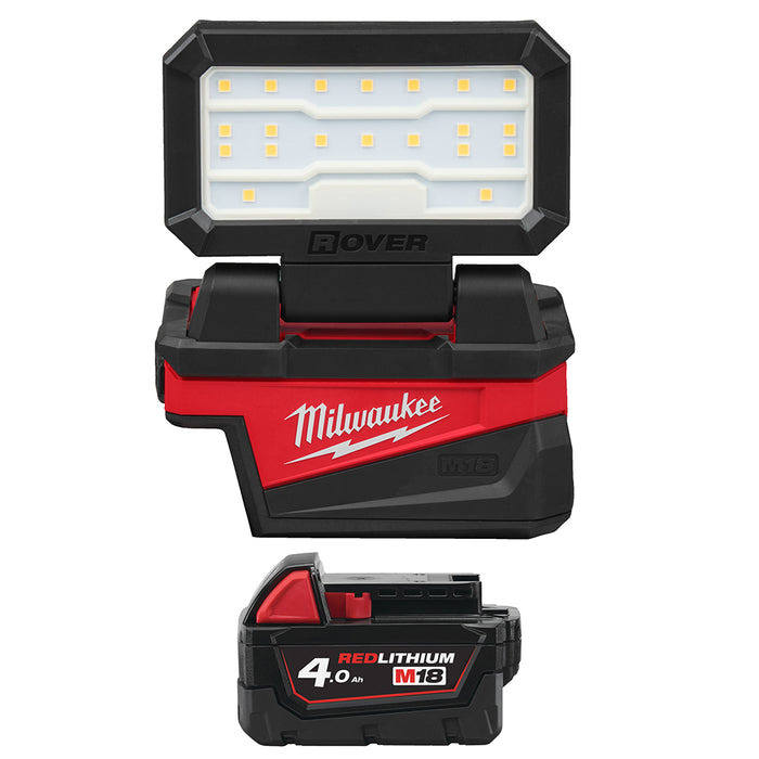 Milwaukee M18ALIS-0+M18B4 Kit - 18V Service Area Light + M18B4 4.0Ah Li-ion Battery