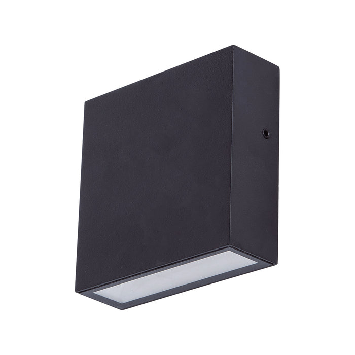 Lutec 5104002012 GEMINI XF 7.4W IP54 LED Outdoor Wall Light 3000K - Matt Black