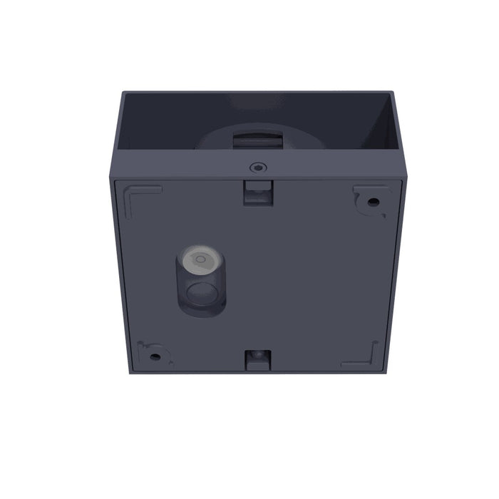 Lutec 5104005118 GEMINI BEAMS 7.5W IP54 LED Outdoor Up/Down Wall Light 4000K - Dark Grey