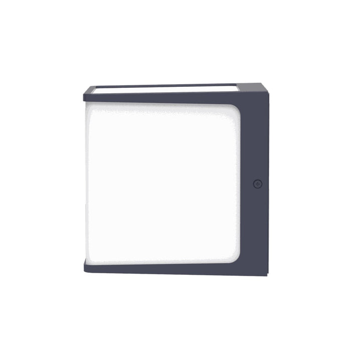 Lutec 5105002125 DOBLO 19.1W IP54 LED Outdoor Wall Light 4000K - Dark Grey