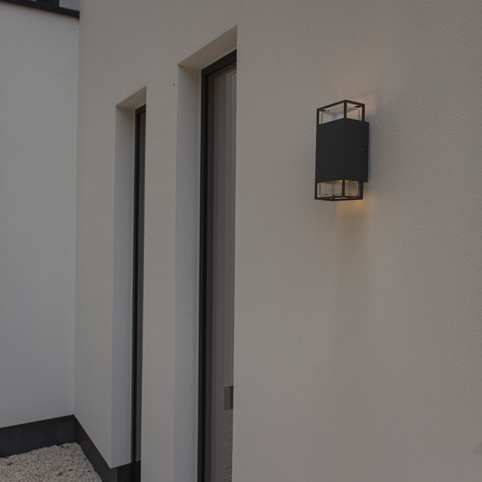 Lutec 5107101118 RIDGE IP54 GU10 Outdoor Up/Down Wall Light - Anthracite Grey (Lamp Not Included)
