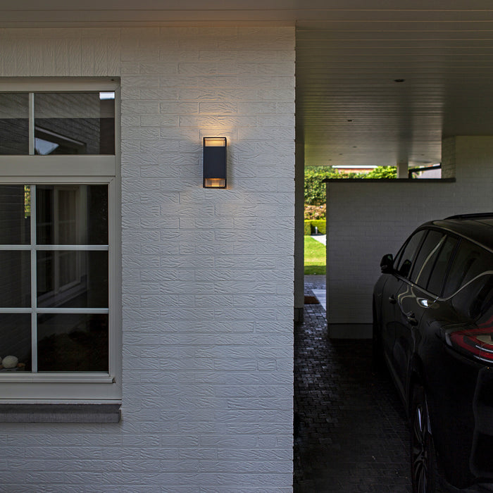 Lutec 5107101118 RIDGE IP54 GU10 Outdoor Up/Down Wall Light - Anthracite Grey (Lamp Not Included)