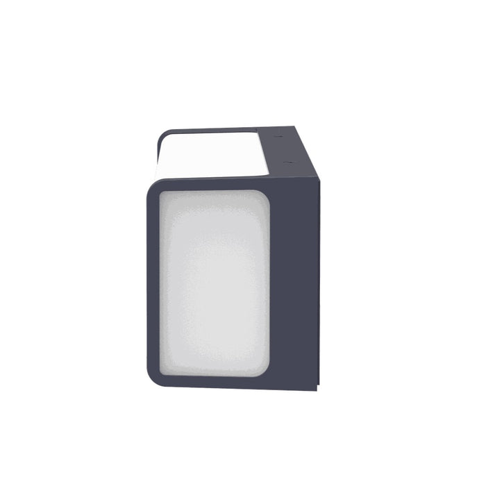 Lutec 5107401125 DOBLO 24.5W IP54 LED Outdoor Wall Light 4000K - Dark Grey