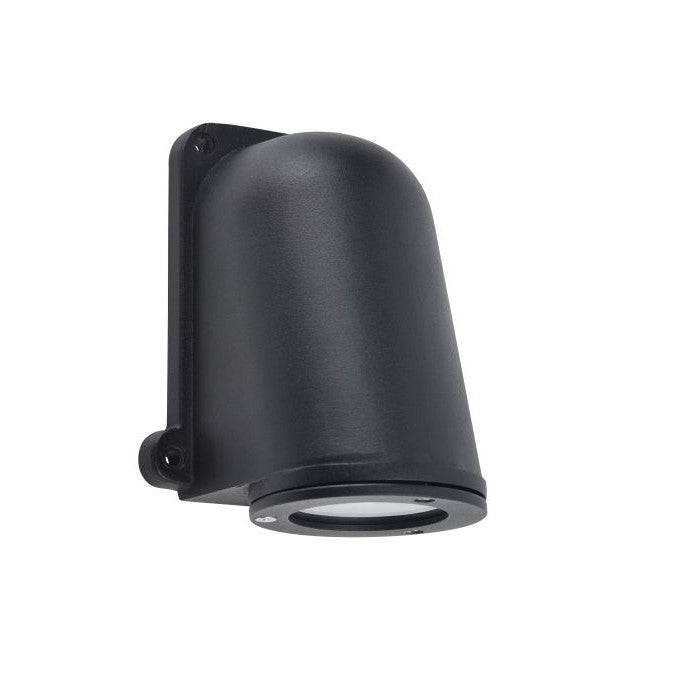 Lutec 5115001012 ANCOR IP54 GU10 Outdoor Down Wall Light - Black (Lamp Not Included)