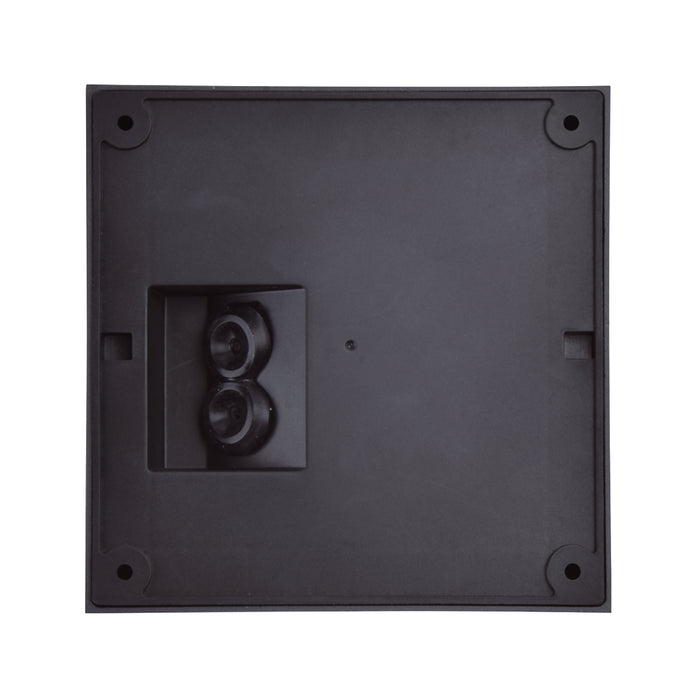 Lutec 5116202118 DOMINO 17W IP65 LED Outdoor Wall Light 3000K - Dark Grey