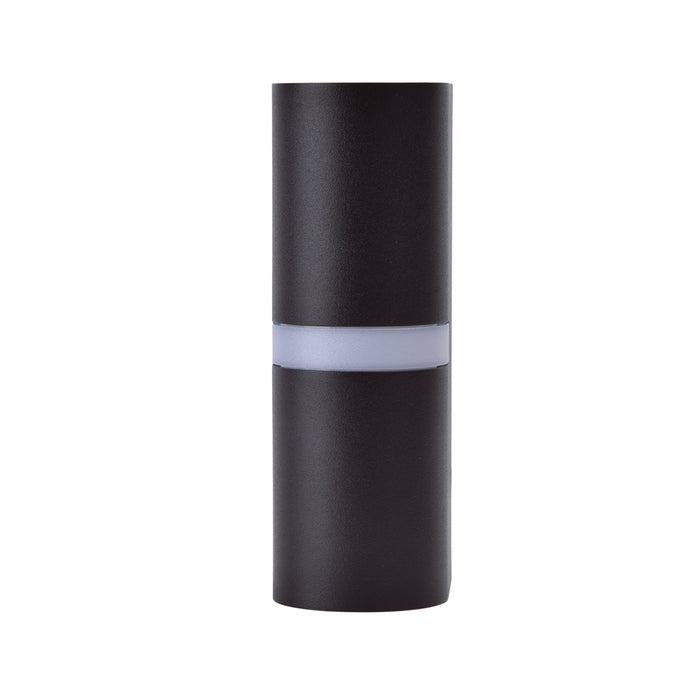 Lutec 5117201012 MIKA IP54 GU10 Outdoor Up/Down Wall Light - Matt Black (Lamp Not Included)