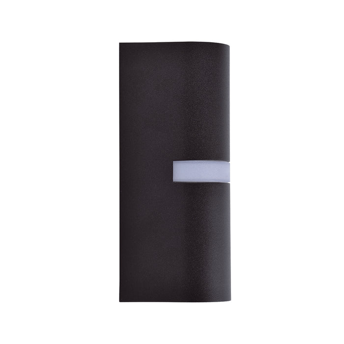 Lutec 5117201012 MIKA IP54 GU10 Outdoor Up/Down Wall Light - Matt Black (Lamp Not Included)