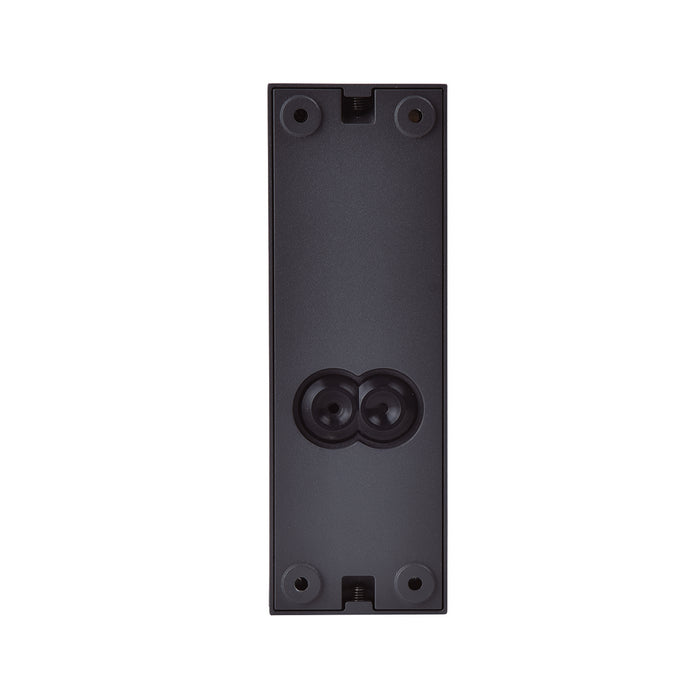 Lutec 5117401118 FARI 10W IP54 LED Outdoor Wall Light 3000K c/w Adjustable Heads - Dark Grey