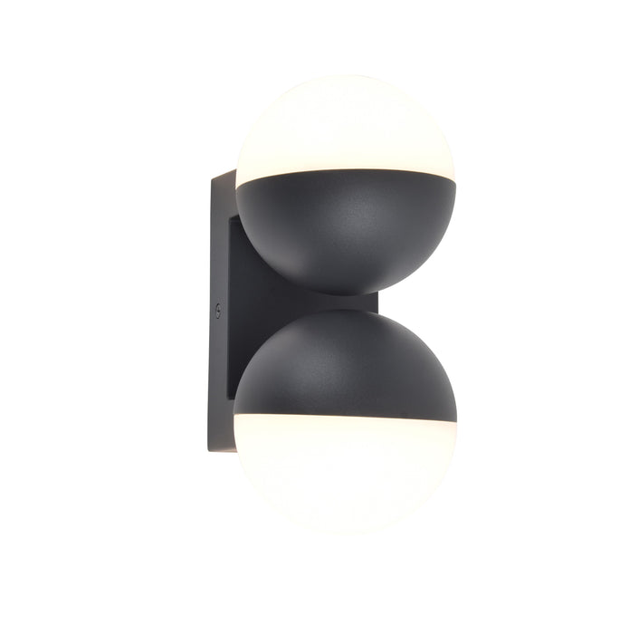 Lutec 5138003118 LOOMA 15.6W IP54 LED Outdoor Adjustable Wall Light 3000K - Dark Grey