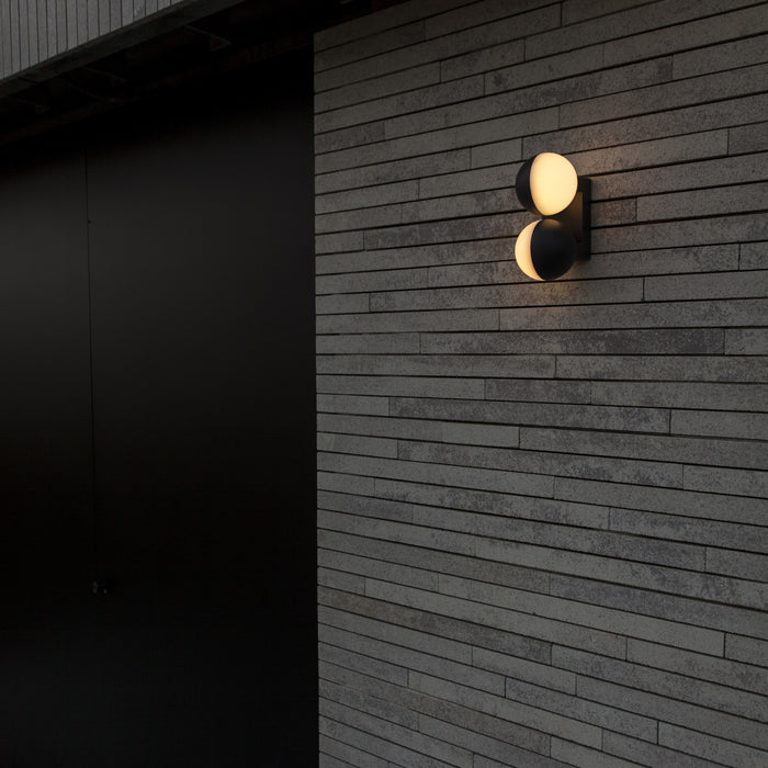 Lutec 5138003118 LOOMA 15.6W IP54 LED Outdoor Adjustable Wall Light 3000K - Dark Grey