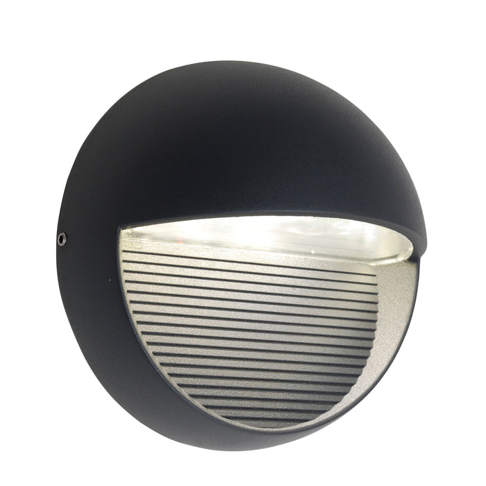 Lutec 5186502118 RADIUS 4.2W IP54 LED Outdoor Wall Light 4000K - Dark Grey