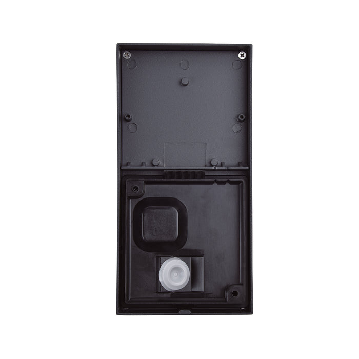 Lutec 5193001118 QUBO 15W IP54 LED Outdoor Wall Light 3000K - Dark Grey