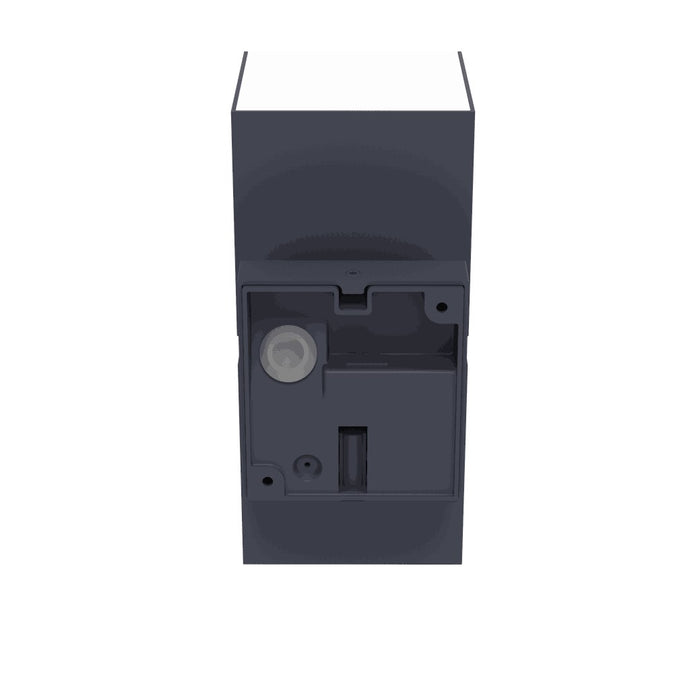 Lutec 5193801118 CUBA 19W IP54 LED Outdoor Wall Light c/w Adjustable Heads 3000K - Dark Grey
