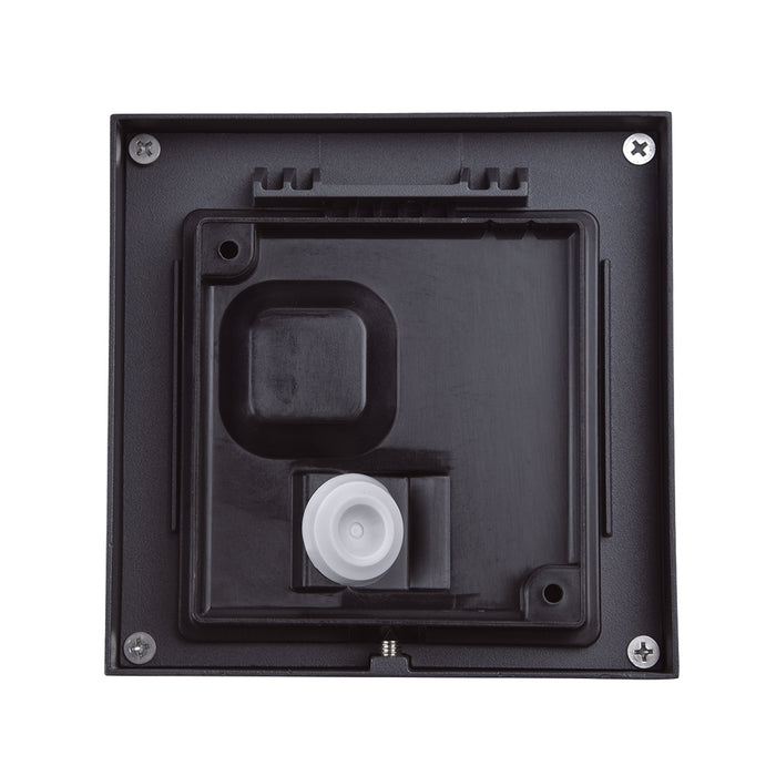 Lutec 5195401118 QUBO 7.8W IP54 LED Outdoor Wall Light 3000K - Dark Grey