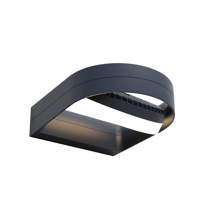 Lutec 5196301118 FELE 11.2W IP54 LED Outdoor Adjustable Wall Light 3000K - Dark Grey