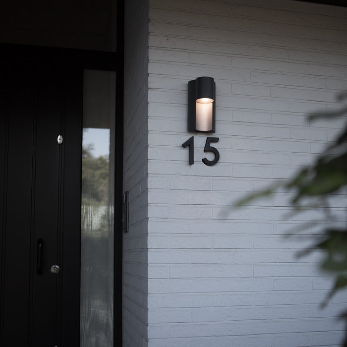Lutec 5196501118 URBAN IP54 GU10 Outdoor Wall Light - Dark Grey (Lamp Not Included)