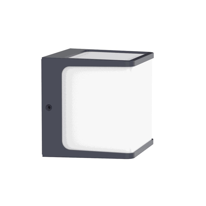 Lutec 5197002125 DOBLO 14.5W IP54 LED Outdoor Wall Light 3000K - Dark Grey