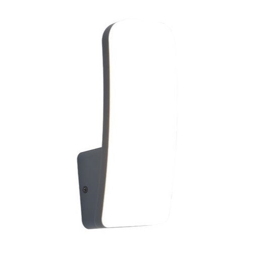 Lutec 5203301345 KITE 8.8W IP54 LED Outdoor Wall Light 3000K - Dark Grey