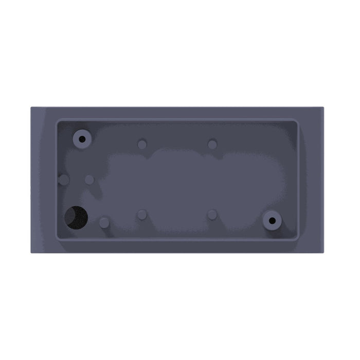 Lutec 5203501118 ZEBRA IP44 E27 Outdoor Wall Light - Dark Grey (Lamp Not Included)