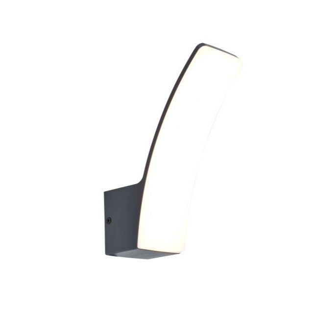 Lutec 5203901335 KILO 11.5W IP44 LED Outdoor Wall Light 3000K - Dark Grey
