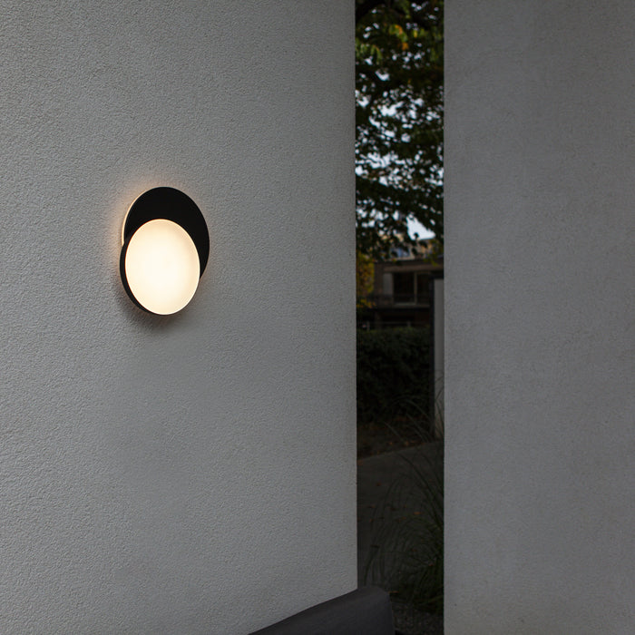 Lutec 5205801012 GOLETA 24.3W IP54 LED Wall or Ceiling Light 3000K/4000K - Dark Grey