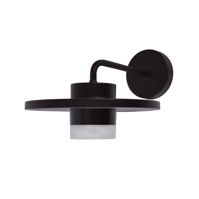 Lutec 5213402012 PLATO 7W IP54 LED Outdoor Wall Light 3000K - Matt Black