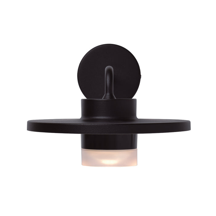 Lutec 5213402012 PLATO 7W IP54 LED Outdoor Wall Light 3000K - Matt Black
