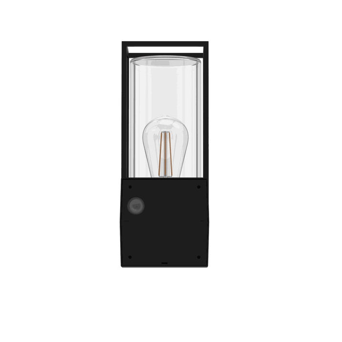 Lutec 5288801012 FLAIR IP44 E27 Outdoor Wall Light - Matt Black (Lamp Not Included)