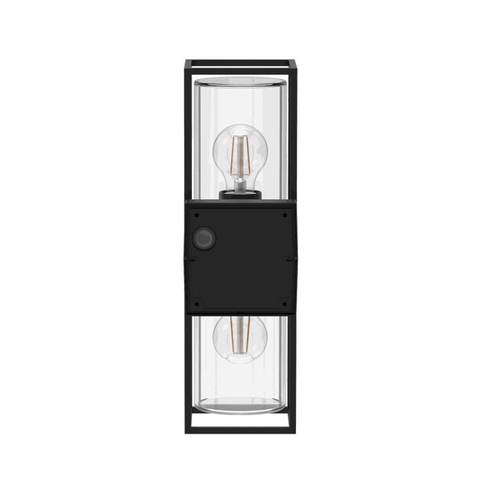 Lutec 5288804012 FLAIR IP44 E27 Outdoor Up/Down Wall Light - Matt Black (Lamp Not Included)