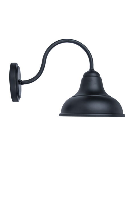 Lutec 5290802012 DETROIT IP23 E27 Outfoor Wall Light - Matt Black (Lamp Not Included)