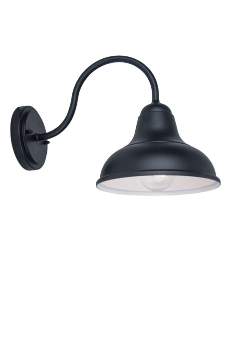 Lutec 5290802012 DETROIT IP23 E27 Outfoor Wall Light - Matt Black (Lamp Not Included)