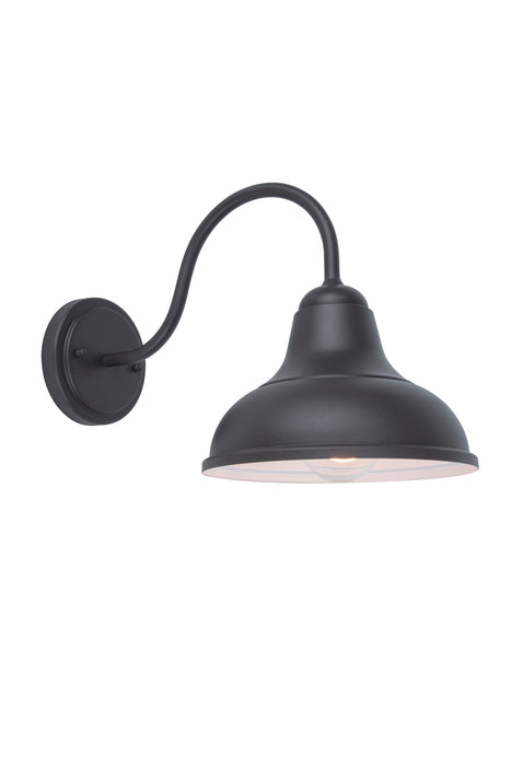 Lutec 5290802012 DETROIT IP23 E27 Outfoor Wall Light - Matt Black (Lamp Not Included)