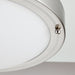 Saxby 54675 Portico LED satin Nickel IP44 9W Satin nickel effect plate & frosted glass 9W LED module (SMD 5630) Cool White - westbasedirect.com