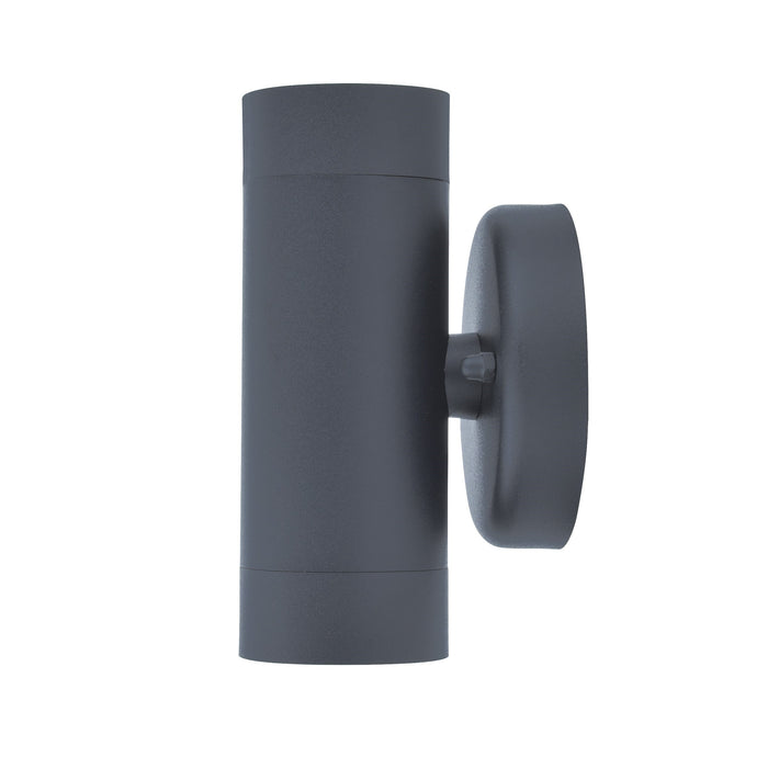 Lutec 5510801424 RADO IP44 GU10 Outdoor Up/Down Wall Light - Graphite (Lamp Not Included)