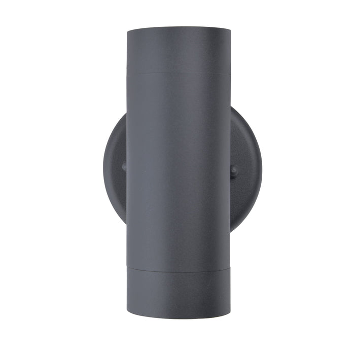 Lutec 5510801424 RADO IP44 GU10 Outdoor Up/Down Wall Light - Graphite (Lamp Not Included)