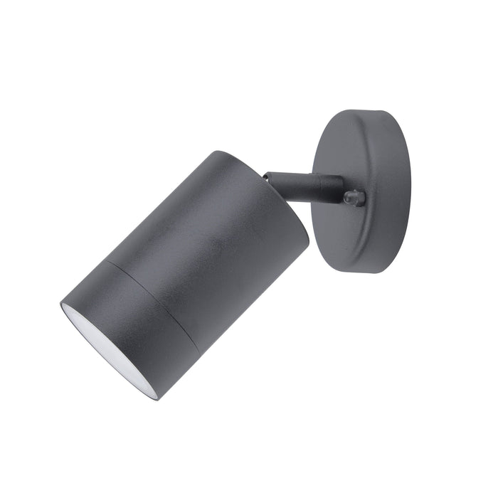 Lutec 5511020424 RADO IP44 GU10 Outdoor Adjustable Down Wall Light - Graphite (Lamp Not Included)