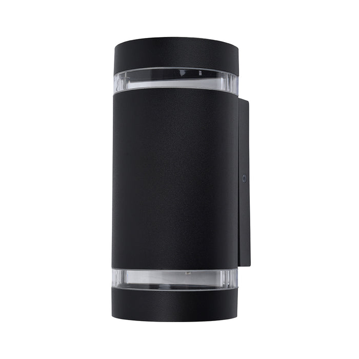 Lutec 5604011012 FOCUS IP44 GU10 Outdoor Up/Down Wall Light - Matt Black (Lamp Not Included)