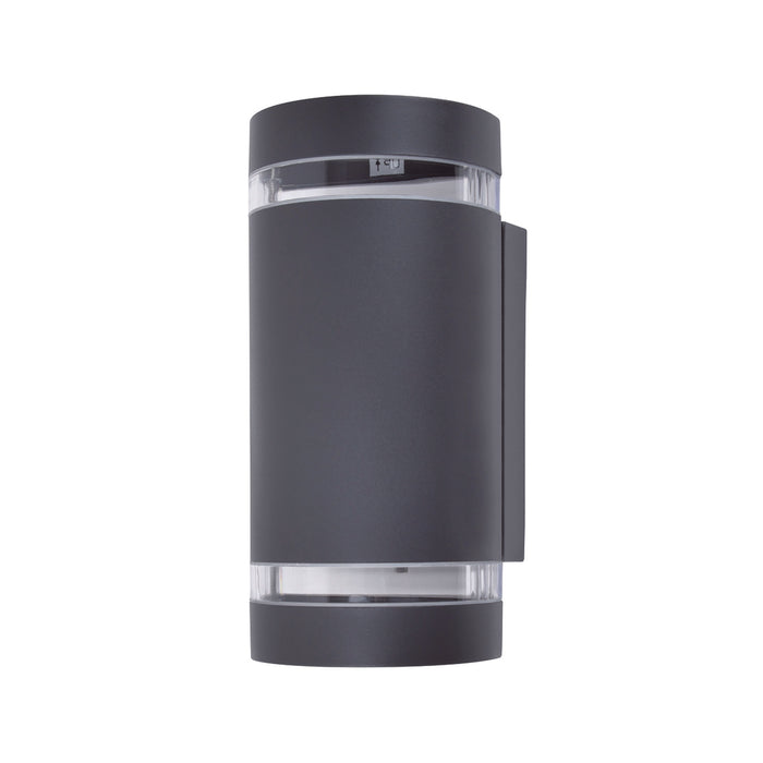 Lutec 5604011118 FOCUS IP44 GU10 Outdoor Up/Down Wall Light - Anthracite Grey (Lamp Not Included)